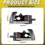 Interior Door Handle Set for Hyundai Santa Fe (2007–2012)