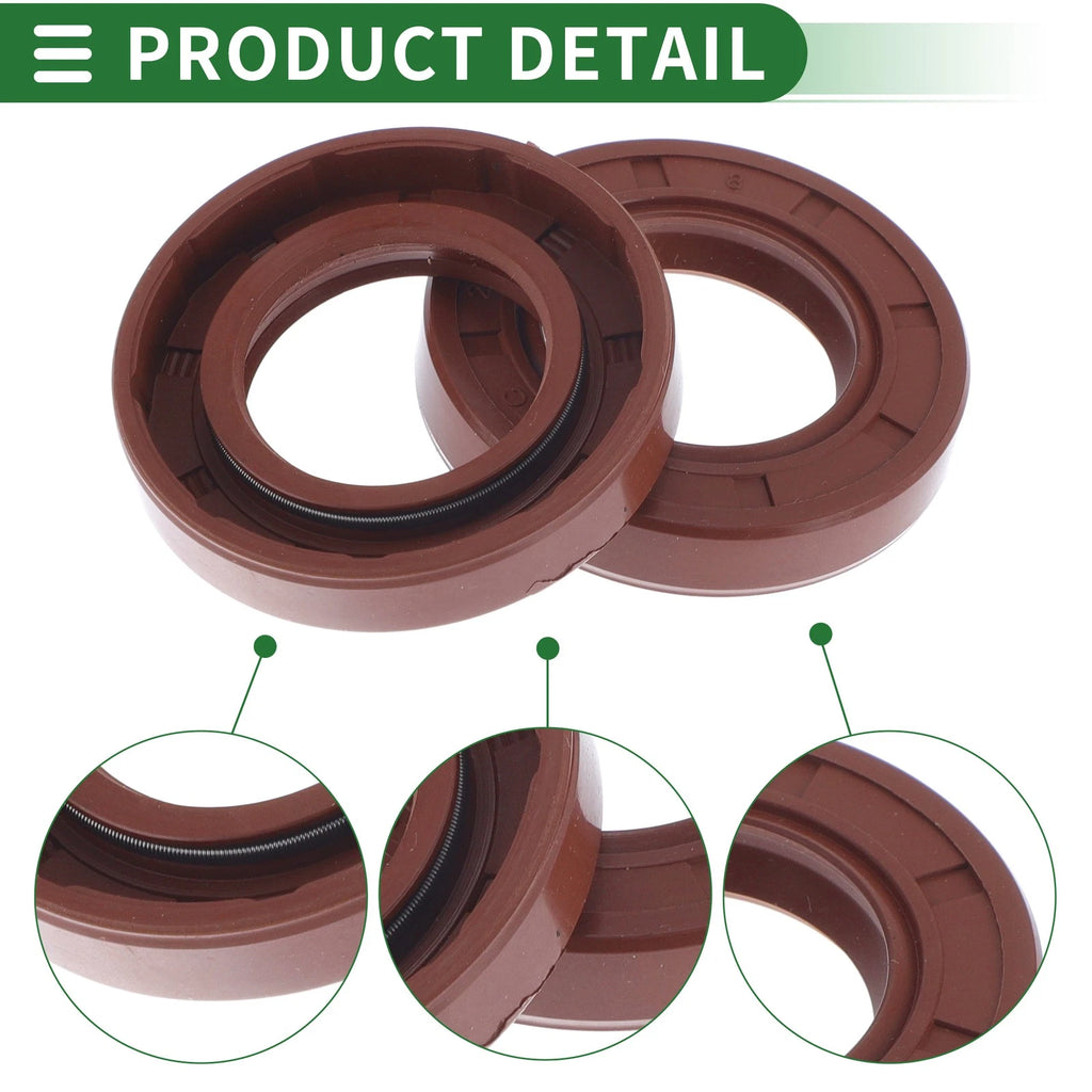 Set of 5 Oil Seal Rotary Shaft Seal FKM Rubber 25x43x8mm