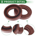 Set of 5 Oil Seal Rotary Shaft Seal FKM Rubber 25x43x8mm