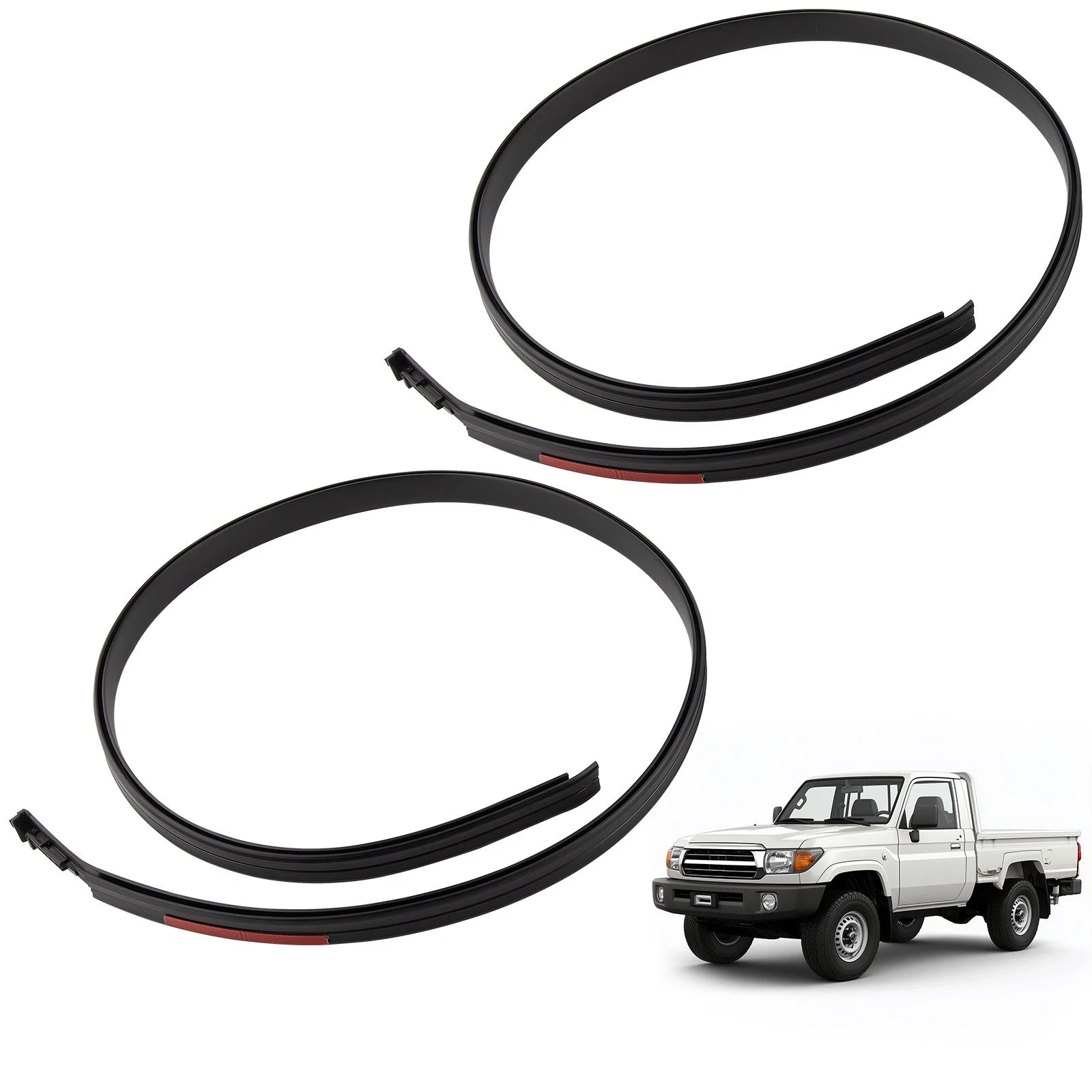 2X Roof-Drip Molding for Toyota Tundra Double Cab (2007–2020)