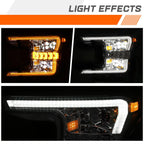Full LED Switchback Turn Signal Projector Headlights for Ford F-150 (2018–2020)
