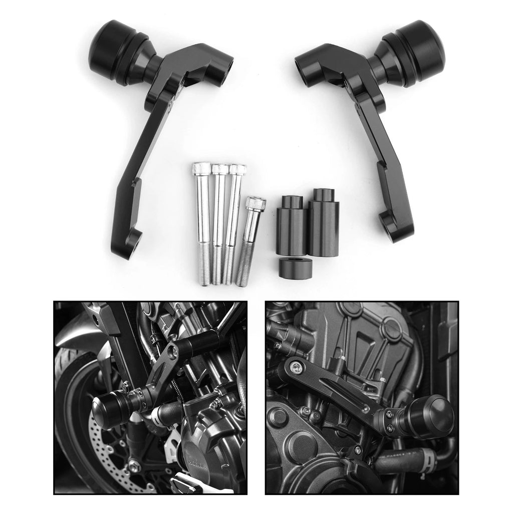 Pair Engine Frame Sliders for Honda CB650R (2019–2021) Black