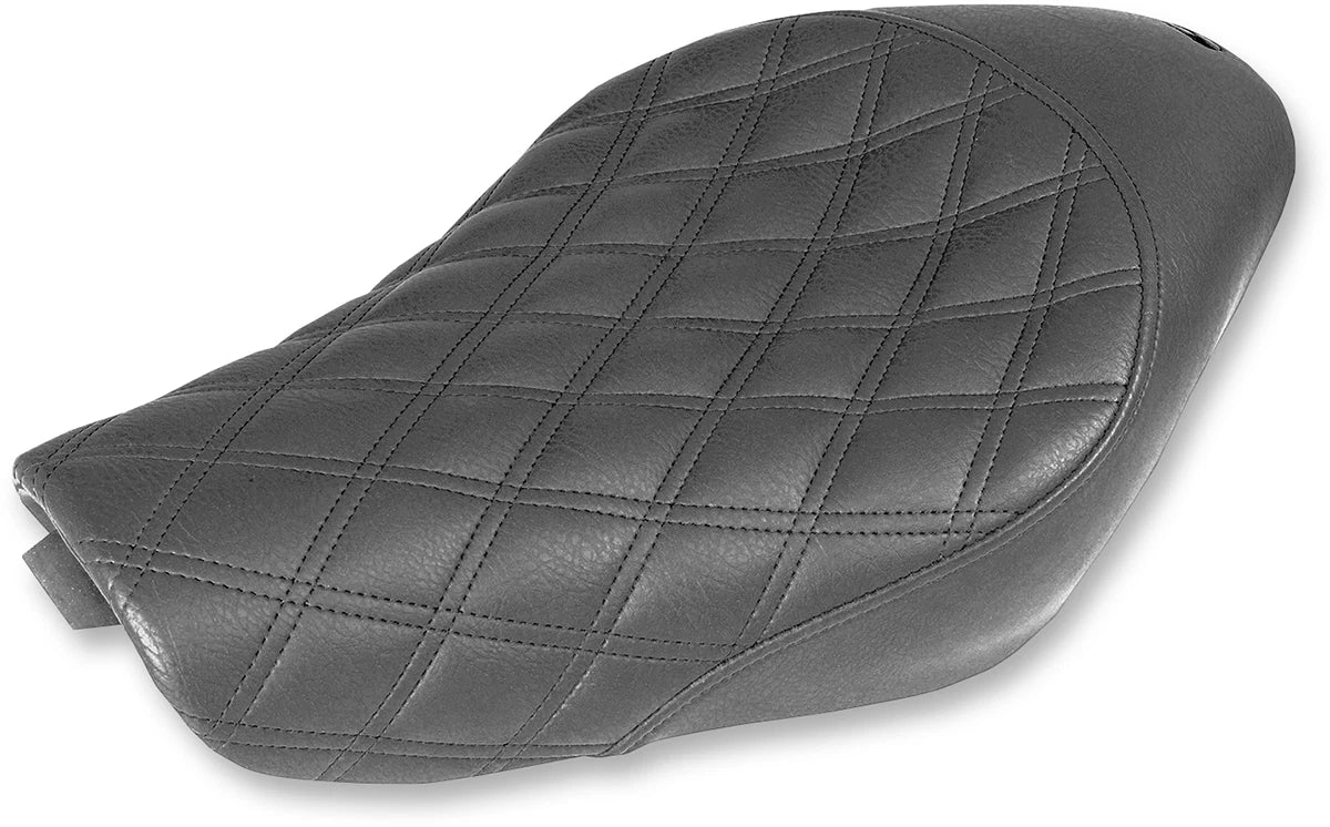 Saddlemen Renegade Solo Seat for Harley XL (2004–2020) - Lattice Stitched - Black
