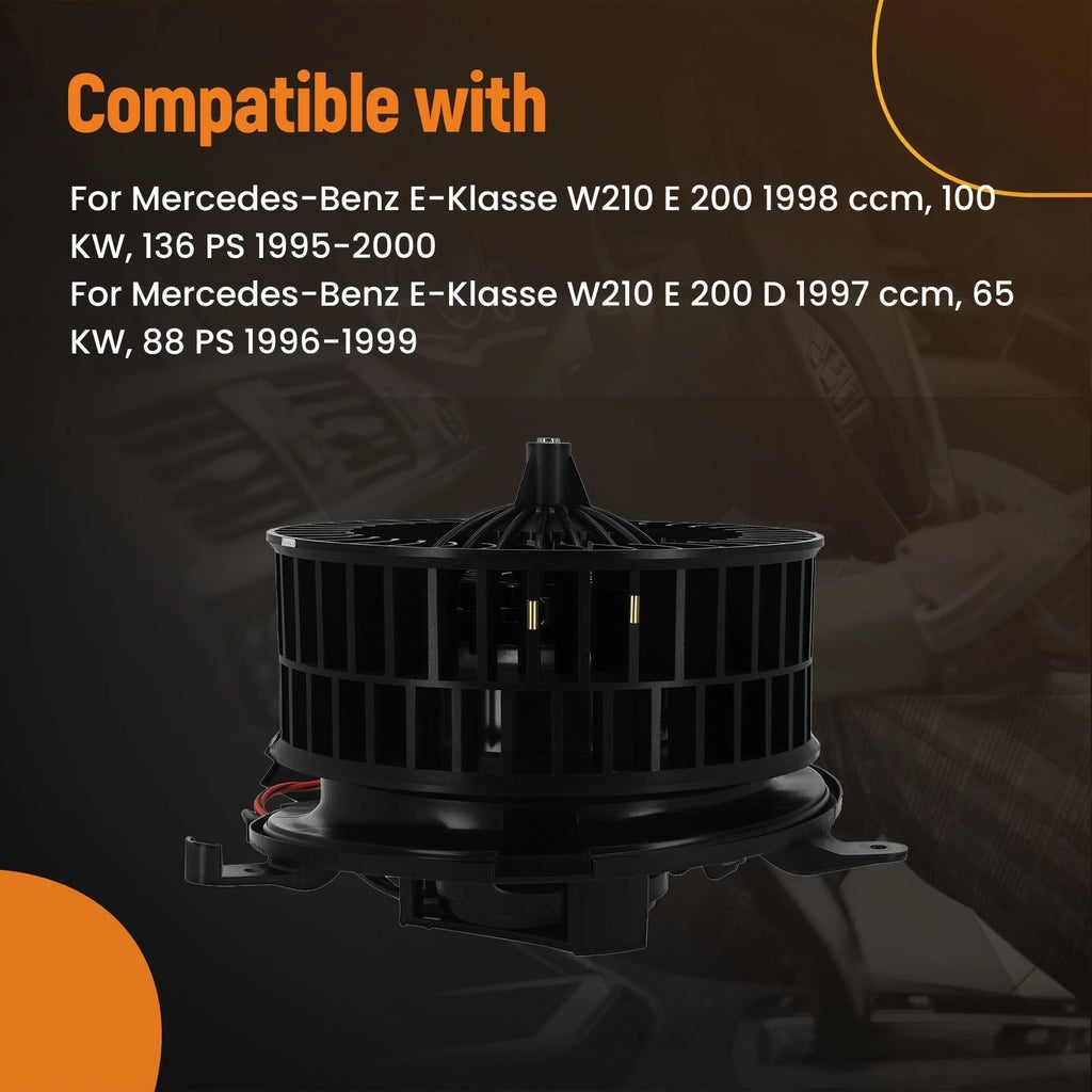 HVAC Blower Motor Fan for Mercedes-Benz S210 E200 E240 E280 (1996–2002) 2108206842