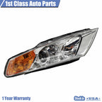 Set of 2 Chrome Bezel Headlights for Kia Optima (2009-2010)