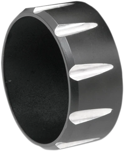 Bassani Exhaust 3" Endcap - Black - Fluted for