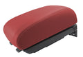 Leather Console Lid Armrest Cover for Hyundai Tucson (2005–2009) Red