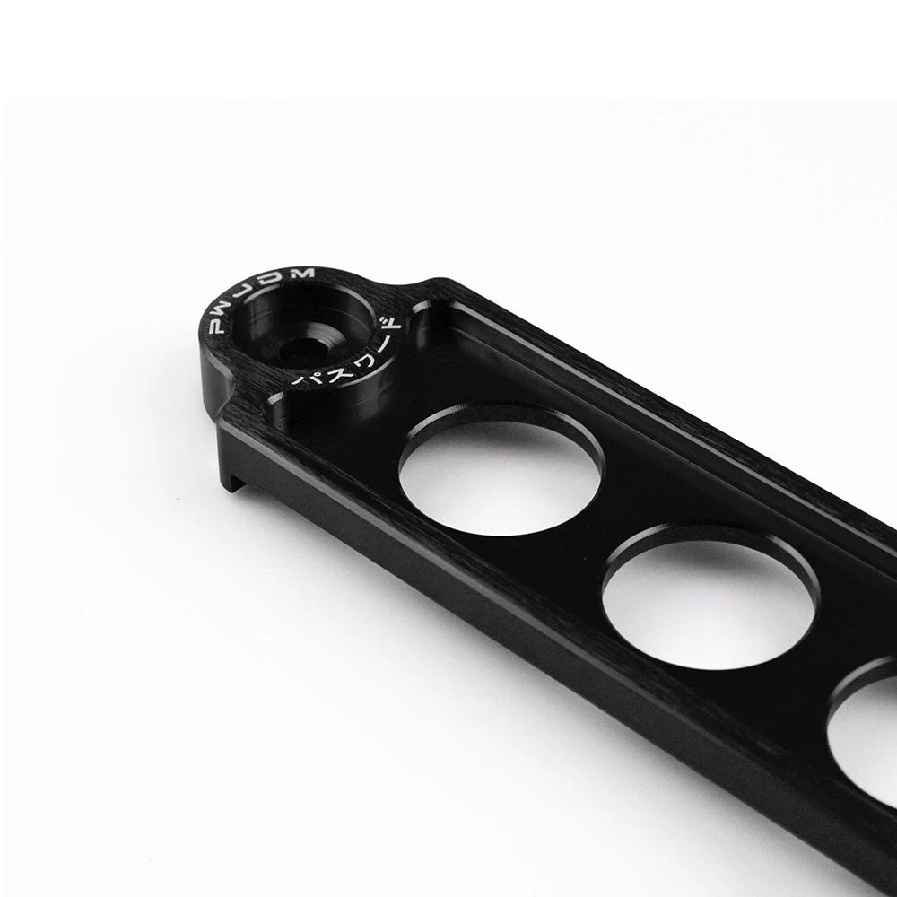 Black Aluminum Battery Tie Down Bracket for Honda Civic CRX (1988–2000)