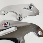 Set of 2 Chrome Seat Strap Bracket Buckles for Harley-Davidson Touring (2014–2023) 52400015