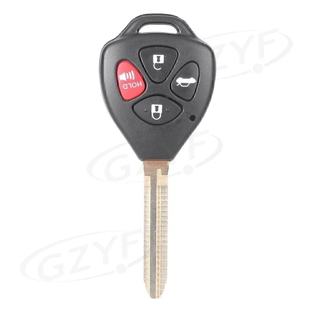 Remote Uncut Key Fob Shell Case for Toyota Corolla Avalon (2003-2023)