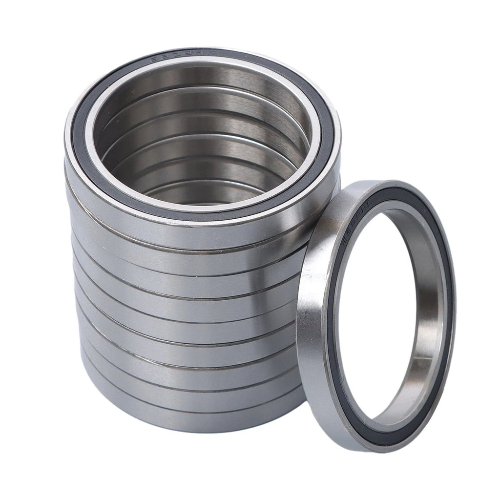 10Pcs 6809-2RS Bearings for (45×58×7mm, Double Rubber Seals)
