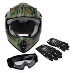 Youth Full Face Motocross Helmet for Kids Dirt Bike ATV (DOT Approved)