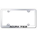Stainless Steel Wide Body License Plate Frame -Officially Licensed for Acura TSX
