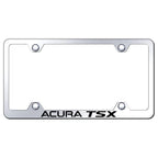 Stainless Steel Wide Body License Plate Frame -Officially Licensed for Acura TSX