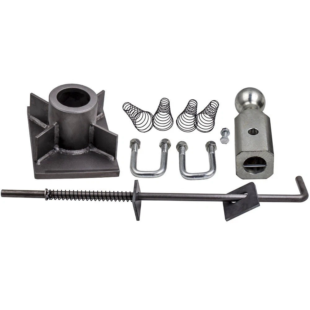 Gooseneck Trailer Hitch & 2-5/16" Ball for Universal Flatbed (30,000 lbs)