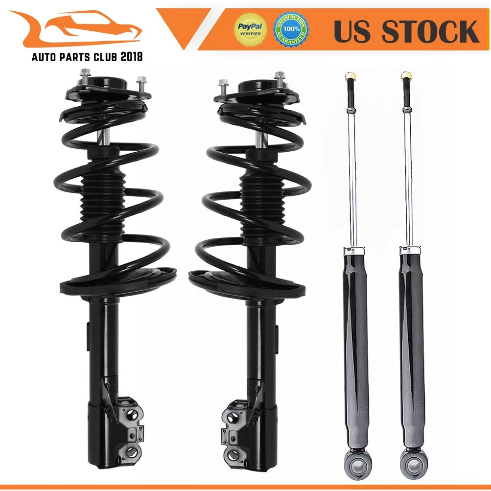 Set of 4 Complete Struts Springs w/ Mount & Shocks for Toyota Sienna (2011–2020)