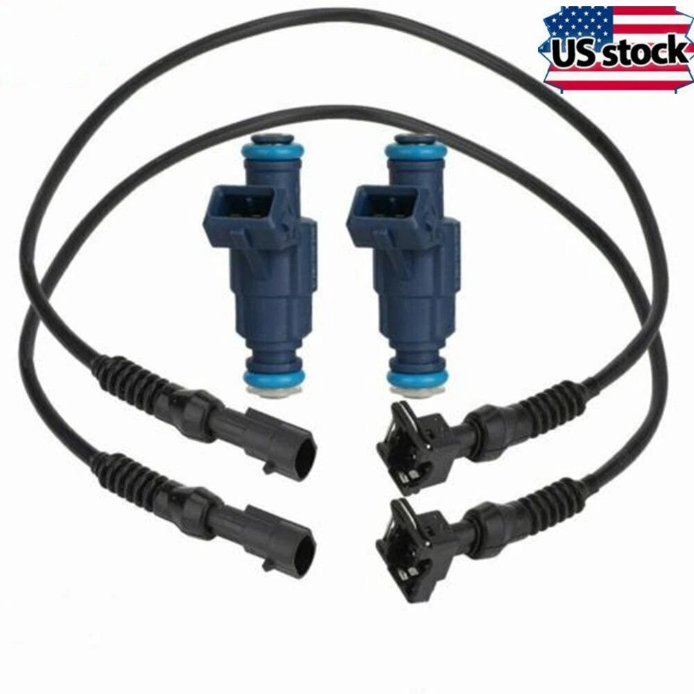 Set of 2 Fuel Injectors for Polaris RZR Sportsman Ranger XP (2006–2014)