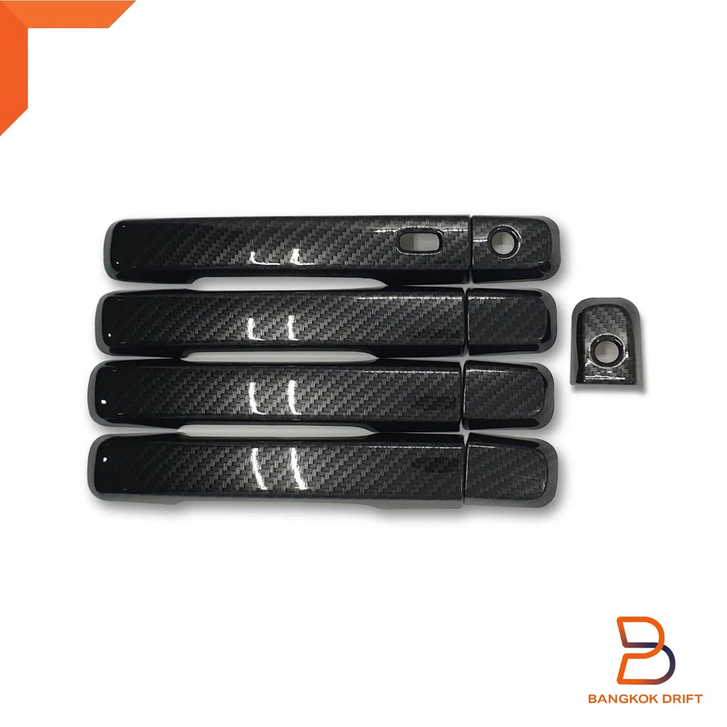 Carbon Fiber Door Handle Cover Trim for Isuzu D-Max MU-X 2012-2019