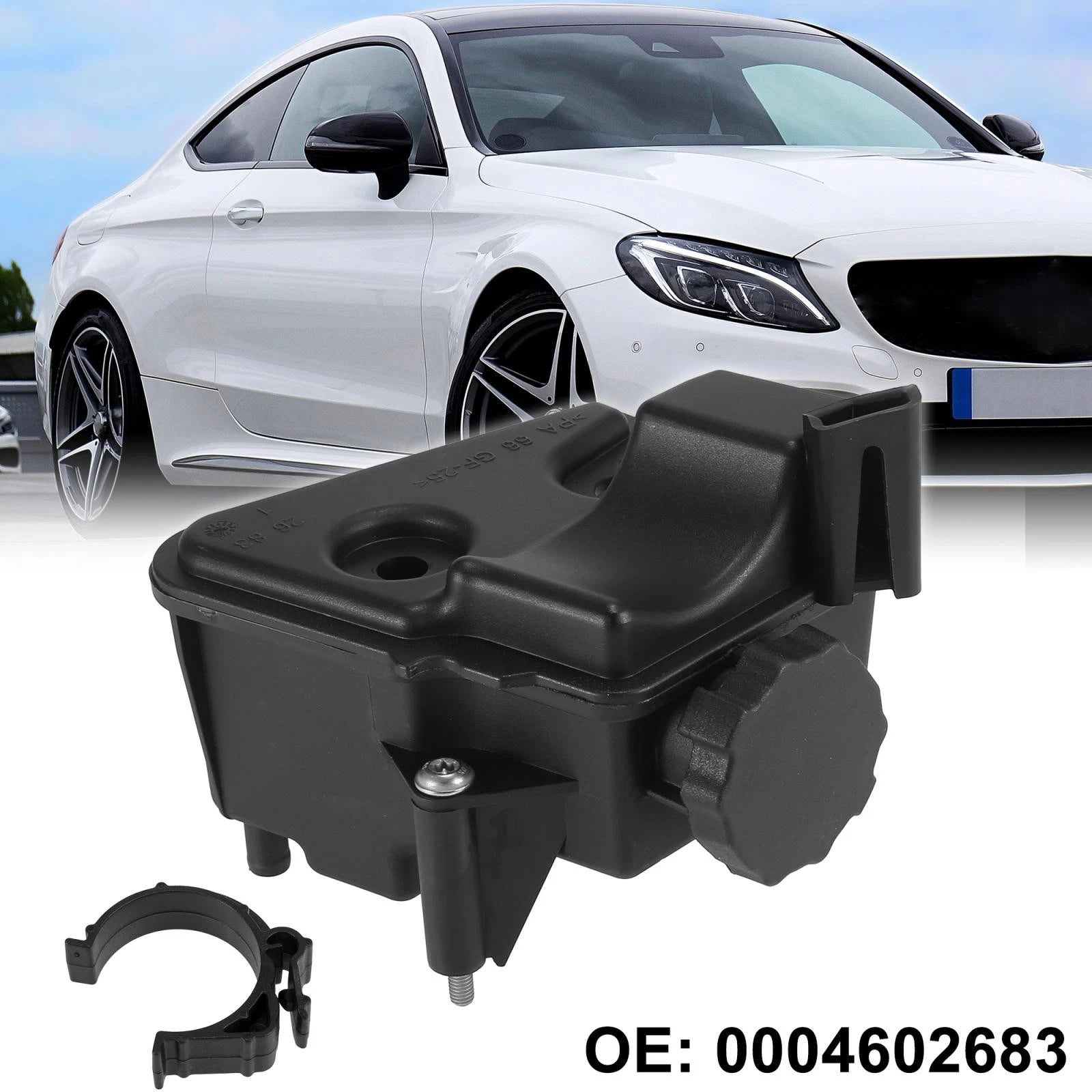 Power Steering Reservoir for Mercedes-Benz GL550 GL450 G550 ML550 (2007–2012) 0004602683