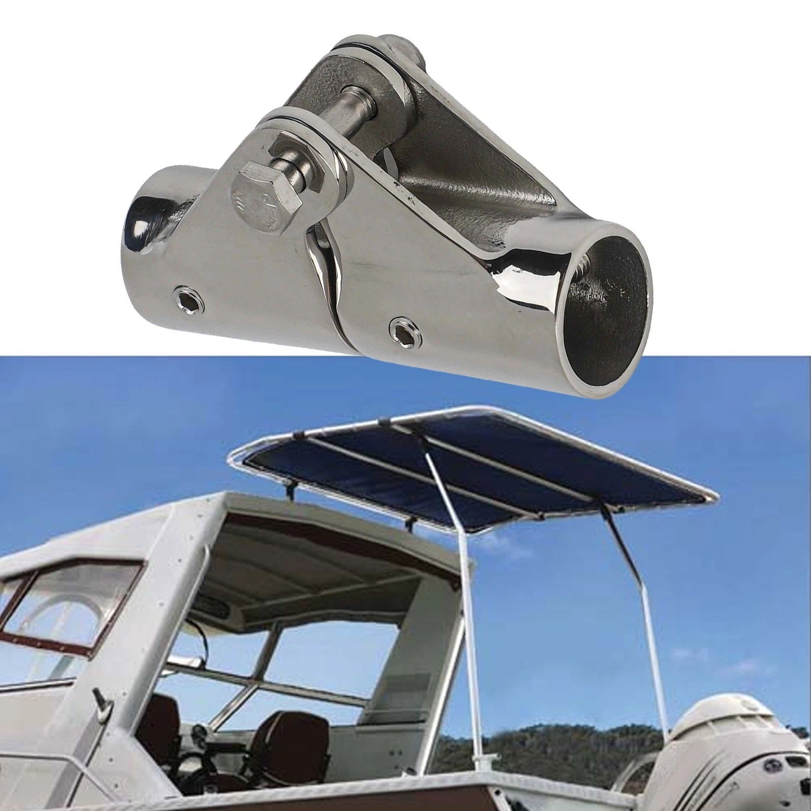 316 Tube Connector Folding Swivel Fitting for Boat Applications