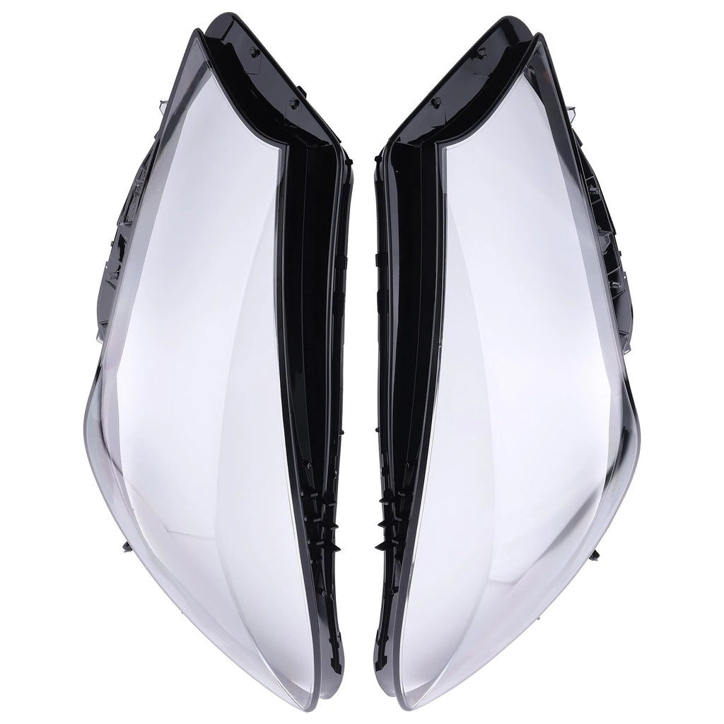 Headlight Lens Cover L+R For Mercedes Benz W117 2016-2019 Smooth Front Pair