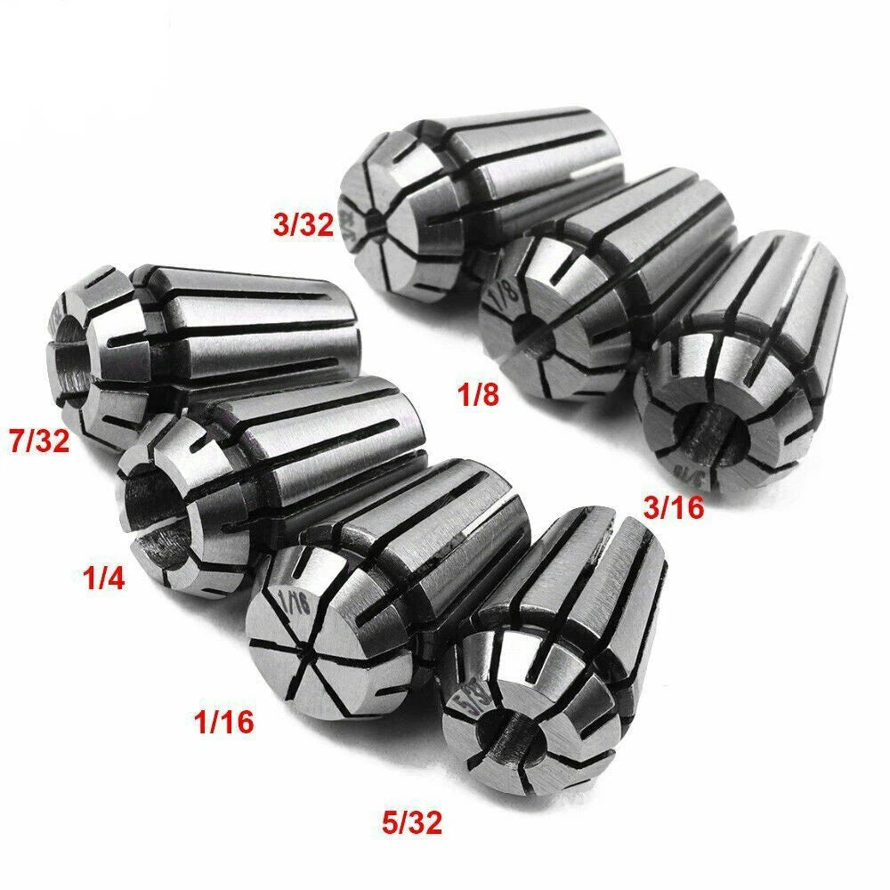 7Pcs ER11 Spring Collet for CNC Milling Lathe Tool