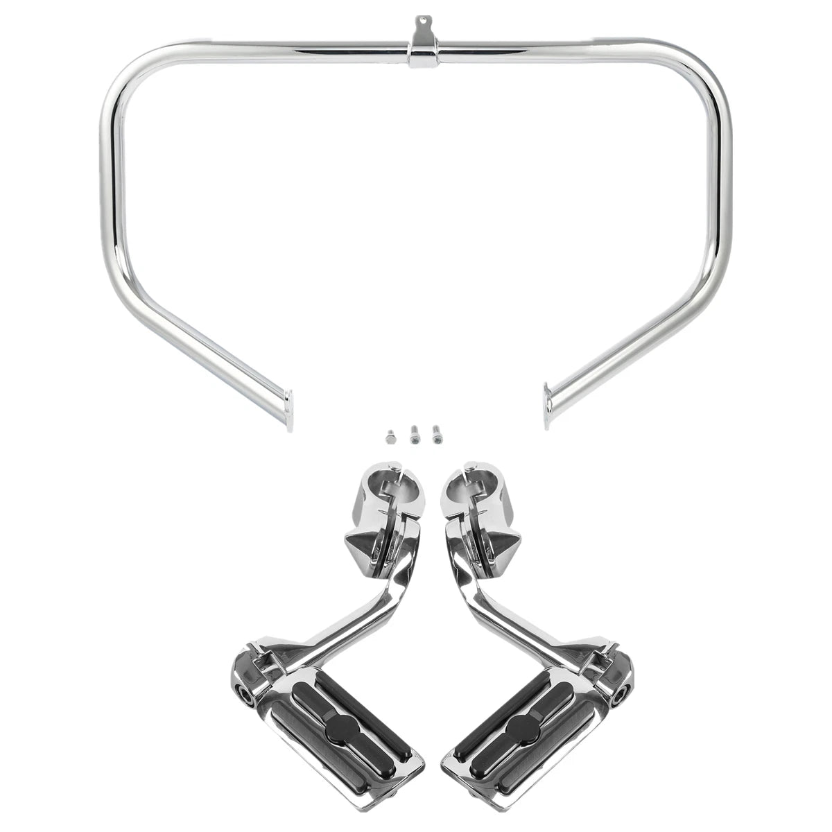Engine Guard Bar Foot Pegs for Harley Touring Glide (2009–2023)