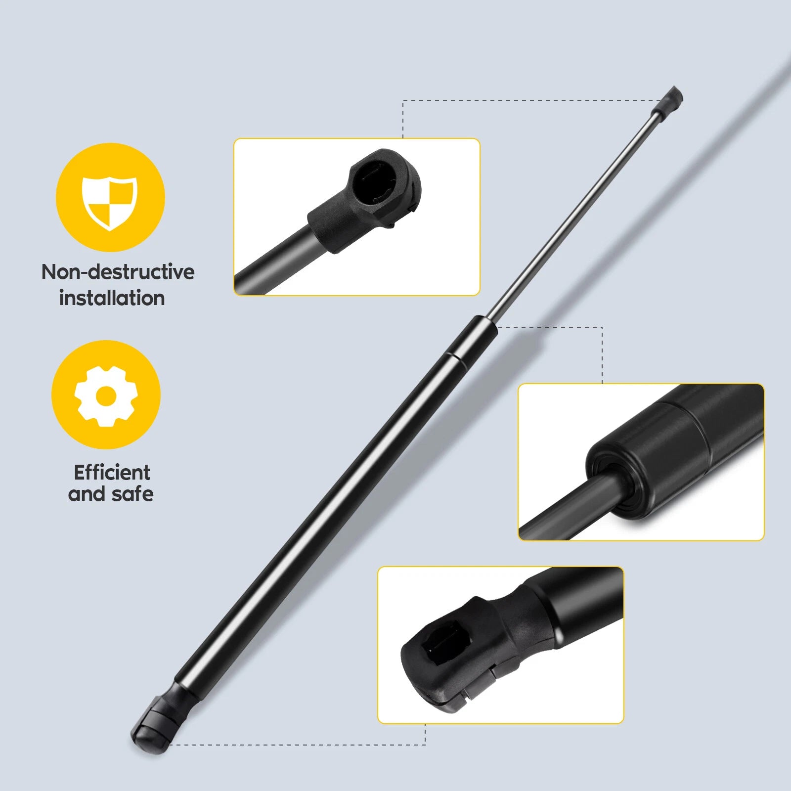 Set of 2 Front Hood Lift Supports for Lexus RX350 RX450h (2010–2015)