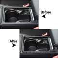 Water Cup Holder Frame Trim for Volkswagen Golf 8 MK8 (2021-2023) Black