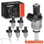 Set of 6 Fuel Injectors for BMW E46 320i 325i 325xi (2001–2005)