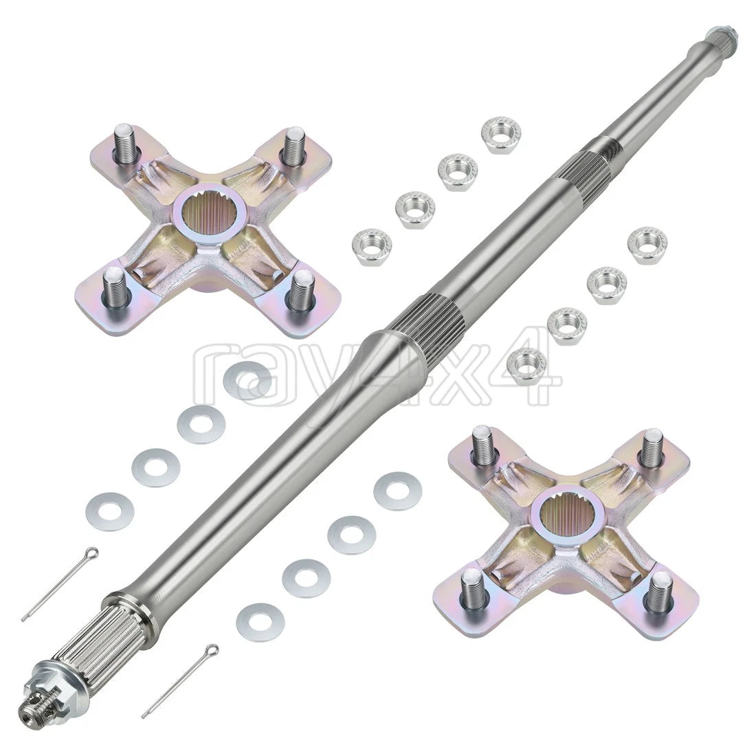 Rear Axle Shaft & Wheel Hubs Nut Kit for Yamaha YFZ350 Banshee (1987–2006)