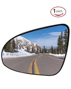 Left Flat Mirror Glass for Toyota Avalon (2013–2018) Chrome Heated