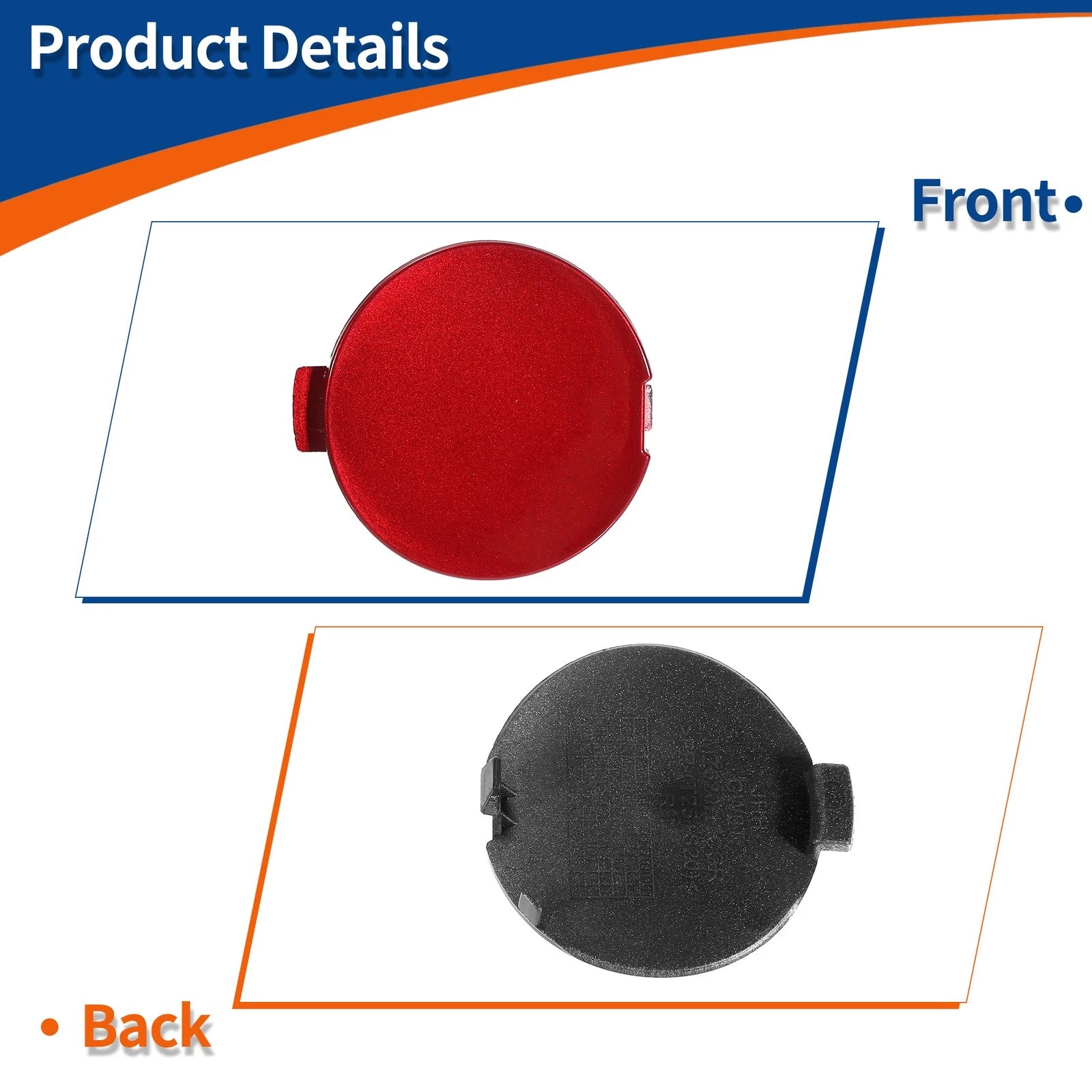 Tow Hook Cover for Mazda 6 Atenza (2018–2021) Red