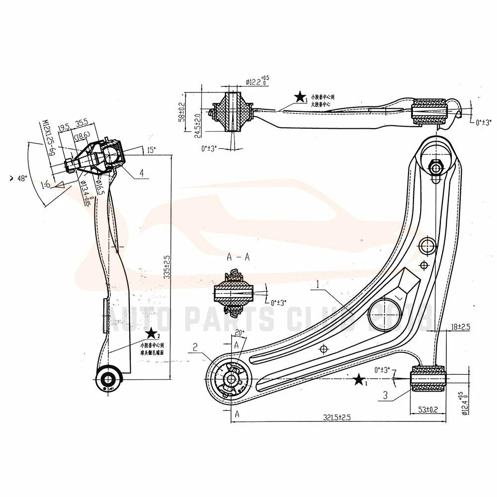 Set of 8 Front Lower Control Arms Tie Rods Sway Bars for Toyota Echo (2000–2005)
