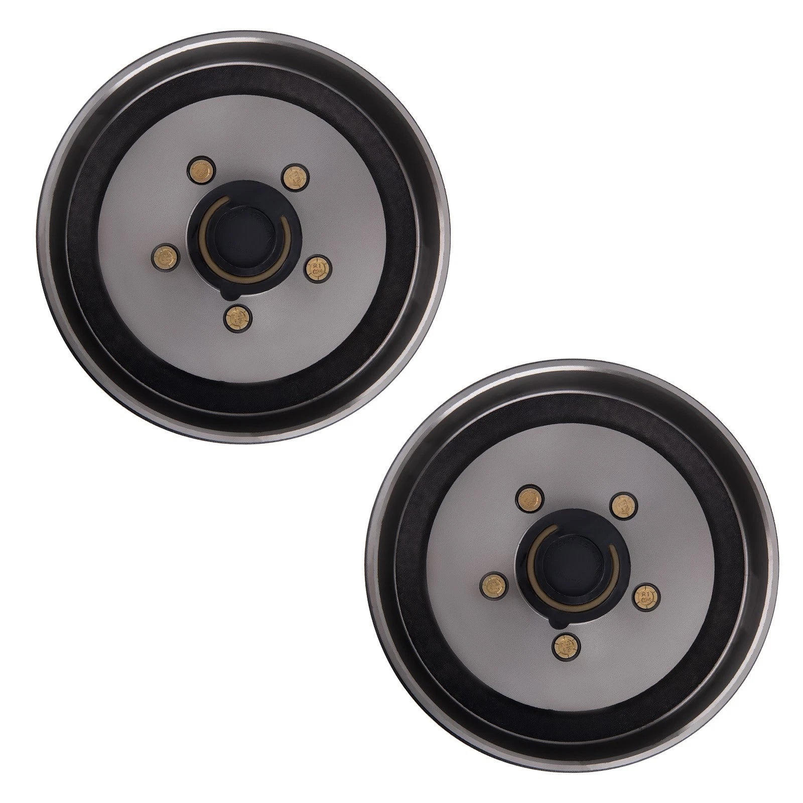 2Pcs Electric Brake Hub Drum Kit for 3500 lb Axle (5 On 4.5")