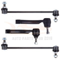 Set of 4 Suspension Front Sway Bars & Outer Tie Rods for Nissan Sentra (2007–2012)