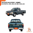 Black Tailgate Handle for Toyota Hilux 88-96, 4Runner LN85 LN105