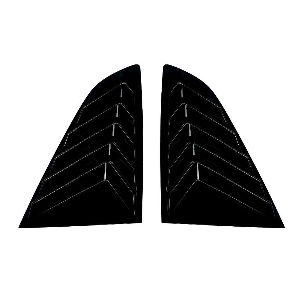 Gloss Black Rear Window Duct Louver Vent Covers for BMW 2-Series F44 (2020–2023)