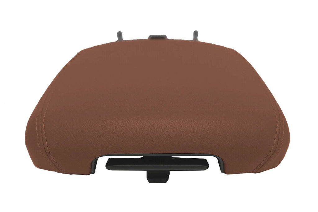 Leather Console Lid Armrest Cover for Kia Telluride (2020) - Brown