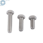 246PCS Stainless Steel Hex Head Nuts and Bolts Kit for Automotive
