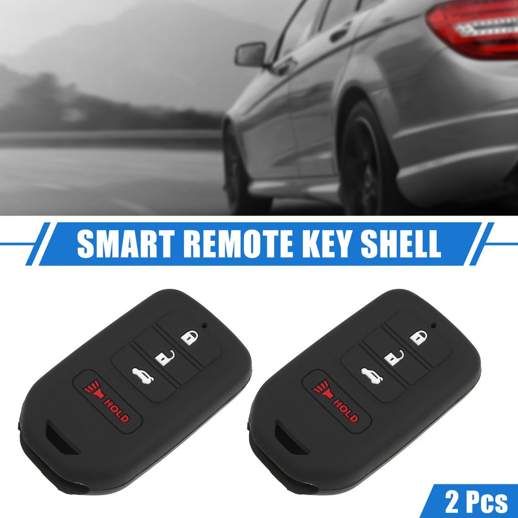 2X Smart Remote Key Shell for Honda Accord (2019–2021) - 4 Button Black