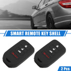 2X Smart Remote Key Shell for Honda Accord (2019–2021) - 4 Button Black