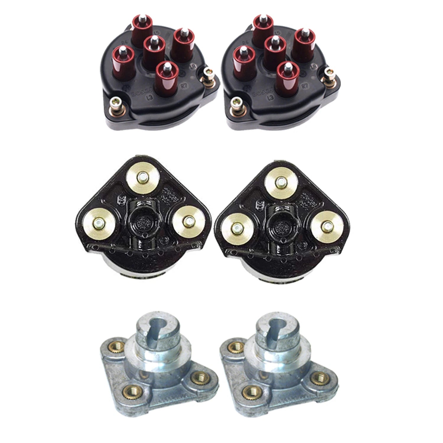 Distributor Caps Rotors Kit for Mercedes 400E 500SL S420 SL500 (1992–1997)