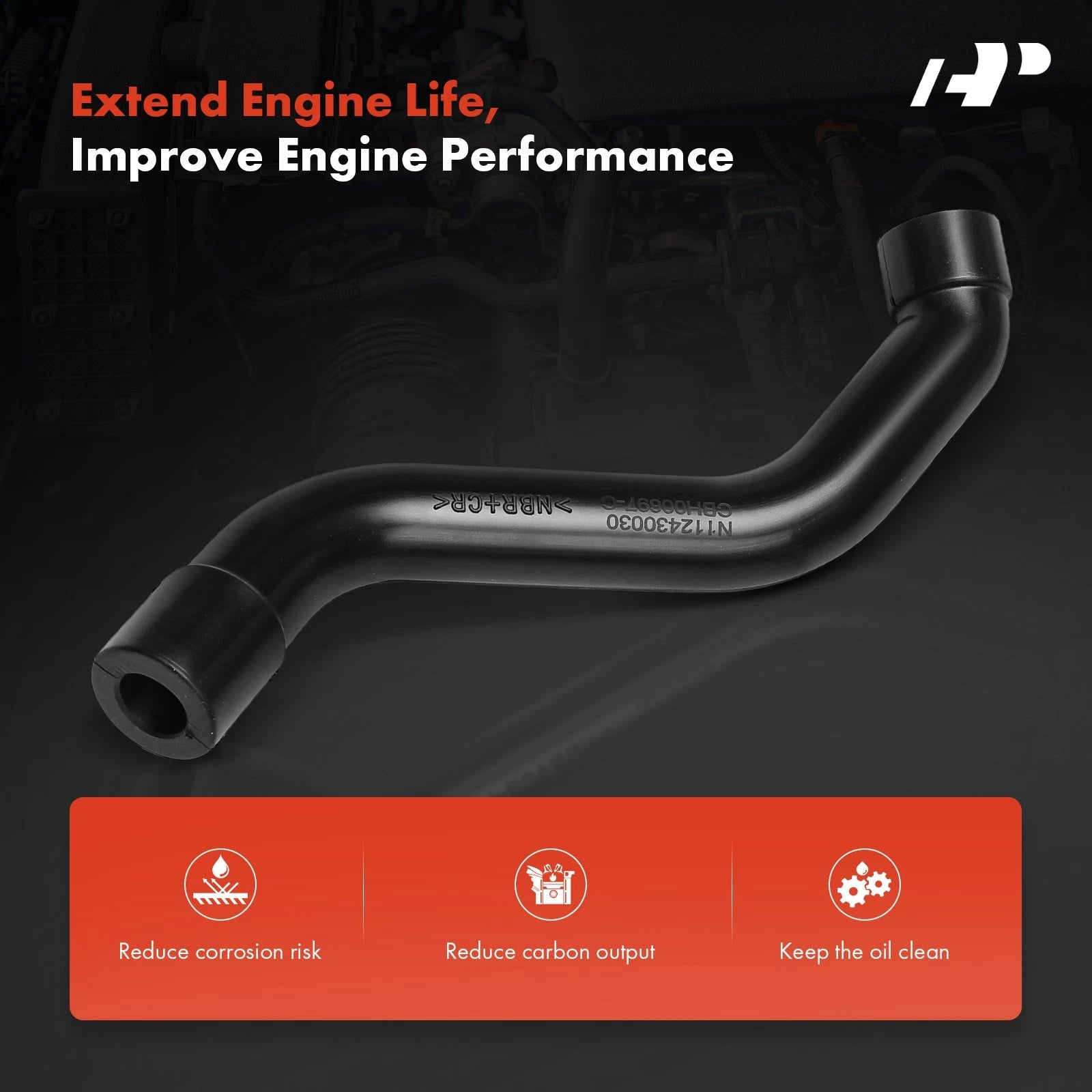 Crankcase Breather Hose for Mercedes-Benz ML320 ML350 ML430 ML55 AMG (1998–2005)