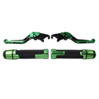 Extendable Brake Clutch Levers & Handlebar Grips for Suzuki DL1000 (2002-2023)