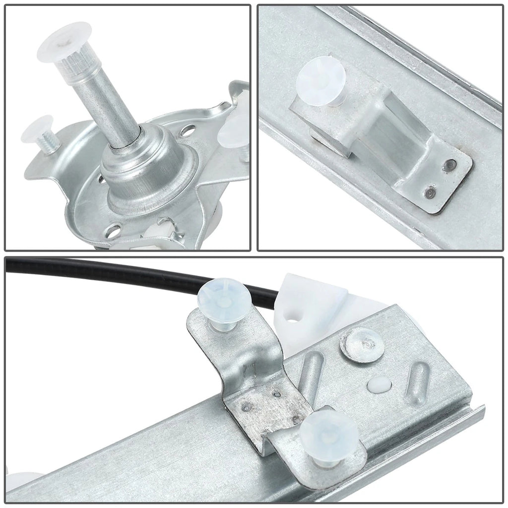 Rear Right Manual Window Regulator Assembly for Hyundai Elantra (1996–2000)
