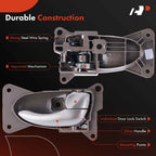 Right Interior Door Handle for Nissan Altima (2002–2005) Silver Brown