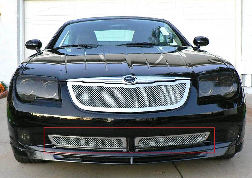 Stainless Mesh Grille Insert for Chrysler Crossfire (2004–2008)