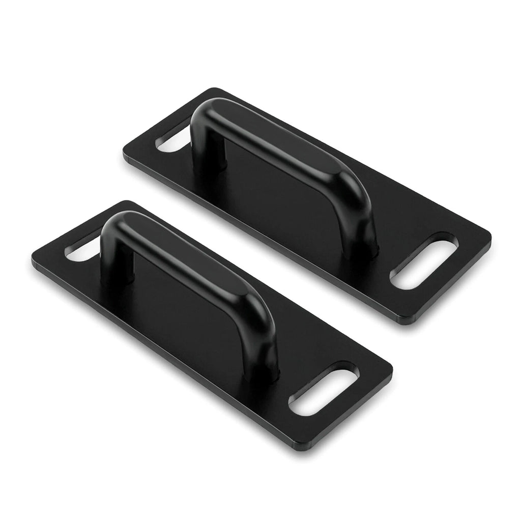 Set of 2 Black C Striker Plates for LEER Tonneau Cover 700/550 Series (N/A)