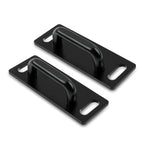 Set of 2 Black C Striker Plates for LEER Tonneau Cover 700/550 Series (N/A)